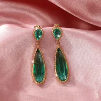 Vintage Crystal Dangle Earring